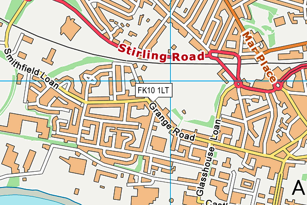 FK10 1LT map - OS VectorMap District (Ordnance Survey) FK10 1LT map - OS VectorMap District (Ordnance Survey)