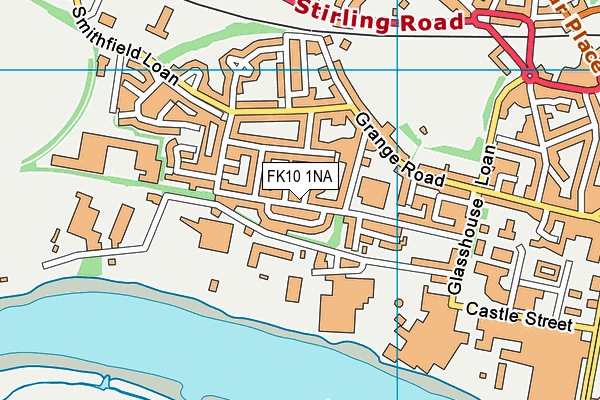 FK10 1NA map - OS VectorMap District (Ordnance Survey) FK10 1NA map - OS VectorMap District (Ordnance Survey)