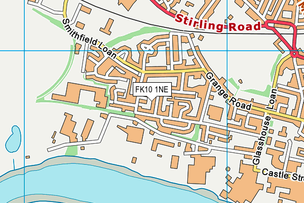 FK10 1NE map - OS VectorMap District (Ordnance Survey) FK10 1NE map - OS VectorMap District (Ordnance Survey)