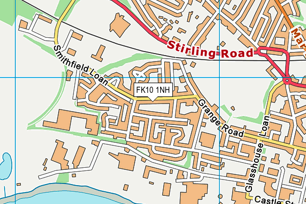 FK10 1NH map - OS VectorMap District (Ordnance Survey) FK10 1NH map - OS VectorMap District (Ordnance Survey)