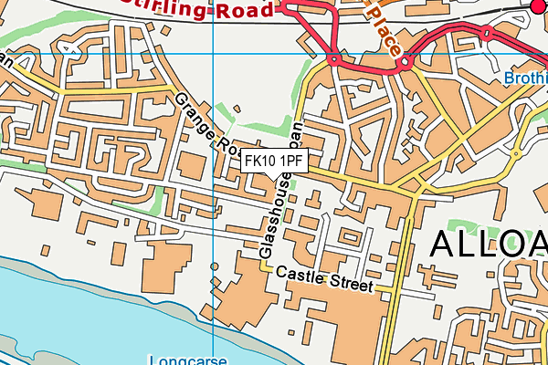 FK10 1PF map - OS VectorMap District (Ordnance Survey) FK10 1PF map - OS VectorMap District (Ordnance Survey)