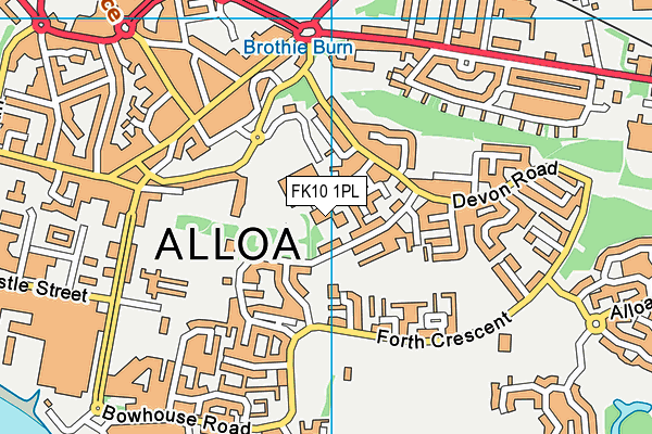 FK10 1PL map - OS VectorMap District (Ordnance Survey) FK10 1PL map - OS VectorMap District (Ordnance Survey)