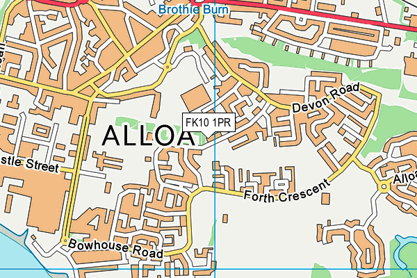 FK10 1PR map - OS VectorMap District (Ordnance Survey) FK10 1PR map - OS VectorMap District (Ordnance Survey)