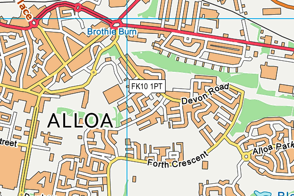 FK10 1PT map - OS VectorMap District (Ordnance Survey) FK10 1PT map - OS VectorMap District (Ordnance Survey)