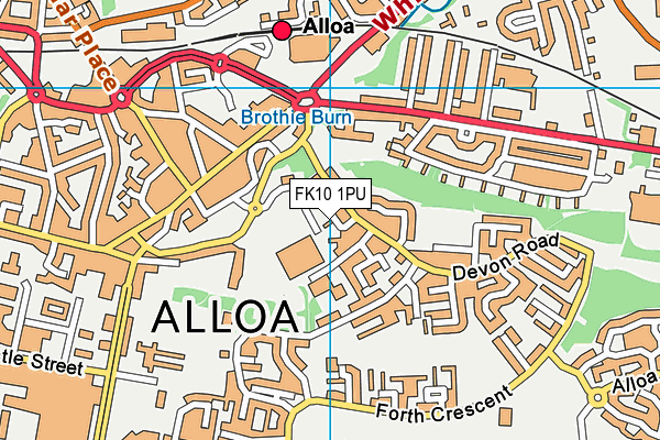 FK10 1PU map - OS VectorMap District (Ordnance Survey) FK10 1PU map - OS VectorMap District (Ordnance Survey)