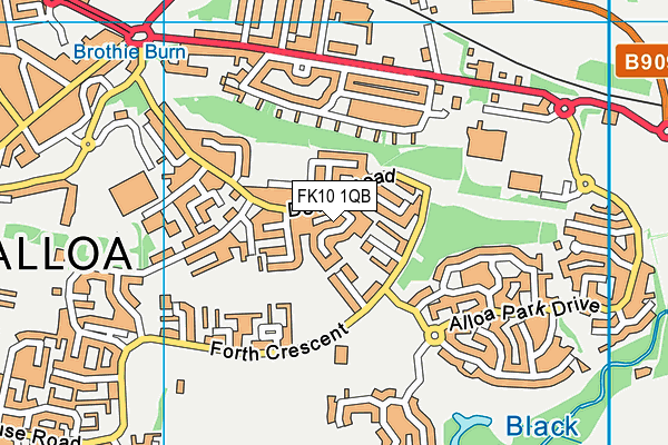 FK10 1QB map - OS VectorMap District (Ordnance Survey) FK10 1QB map - OS VectorMap District (Ordnance Survey)