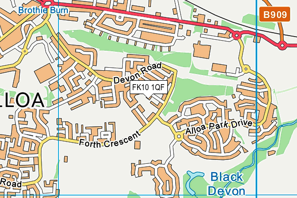 FK10 1QF map - OS VectorMap District (Ordnance Survey) FK10 1QF map - OS VectorMap District (Ordnance Survey)