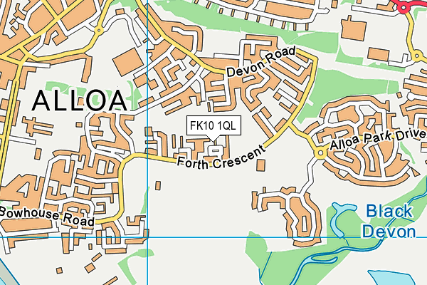 FK10 1QL map - OS VectorMap District (Ordnance Survey) FK10 1QL map - OS VectorMap District (Ordnance Survey)