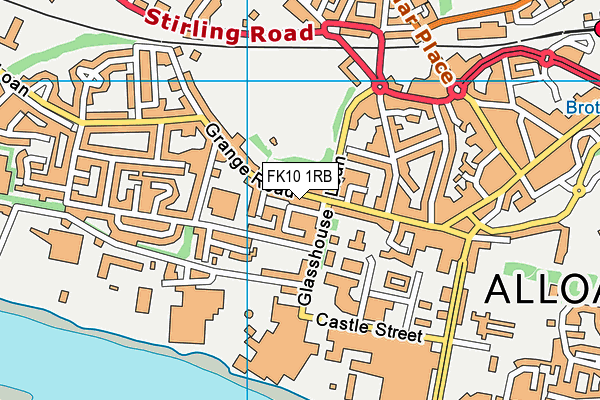 FK10 1RB map - OS VectorMap District (Ordnance Survey) FK10 1RB map - OS VectorMap District (Ordnance Survey)