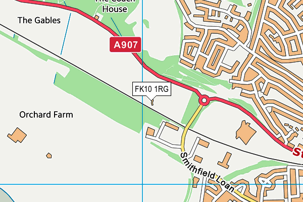 FK10 1RG map - OS VectorMap District (Ordnance Survey) FK10 1RG map - OS VectorMap District (Ordnance Survey)