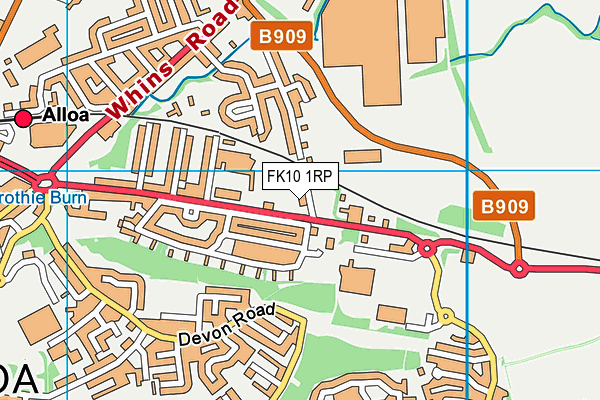 FK10 1RP map - OS VectorMap District (Ordnance Survey) FK10 1RP map - OS VectorMap District (Ordnance Survey)