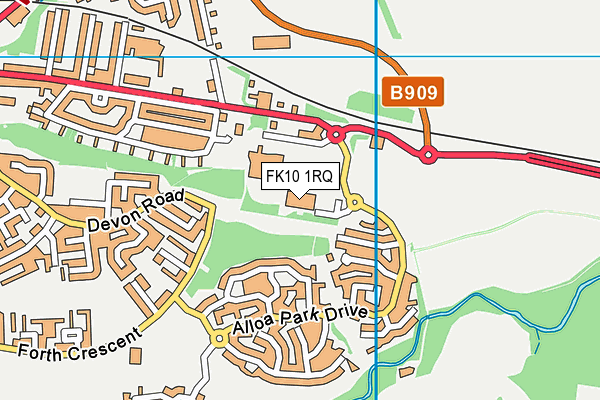 FK10 1RQ map - OS VectorMap District (Ordnance Survey) FK10 1RQ map - OS VectorMap District (Ordnance Survey)