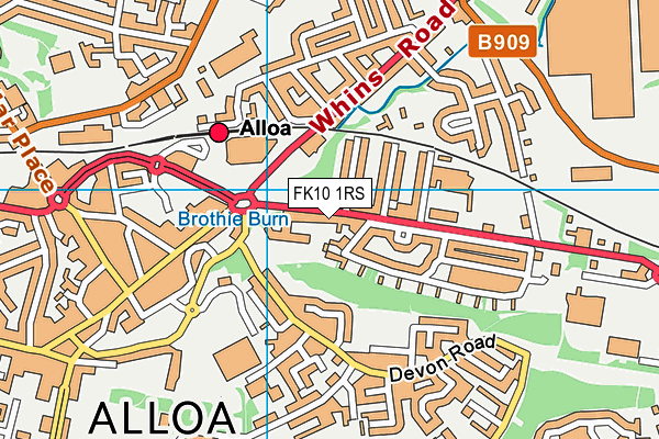 FK10 1RS map - OS VectorMap District (Ordnance Survey) FK10 1RS map - OS VectorMap District (Ordnance Survey)