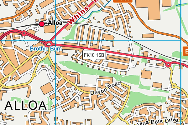 FK10 1SB map - OS VectorMap District (Ordnance Survey) FK10 1SB map - OS VectorMap District (Ordnance Survey)
