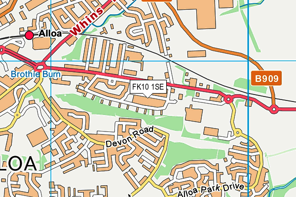 FK10 1SE map - OS VectorMap District (Ordnance Survey) FK10 1SE map - OS VectorMap District (Ordnance Survey)