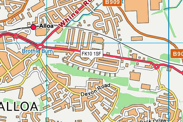 FK10 1SF map - OS VectorMap District (Ordnance Survey) FK10 1SF map - OS VectorMap District (Ordnance Survey)