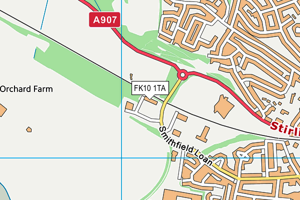 FK10 1TA map - OS VectorMap District (Ordnance Survey) FK10 1TA map - OS VectorMap District (Ordnance Survey)