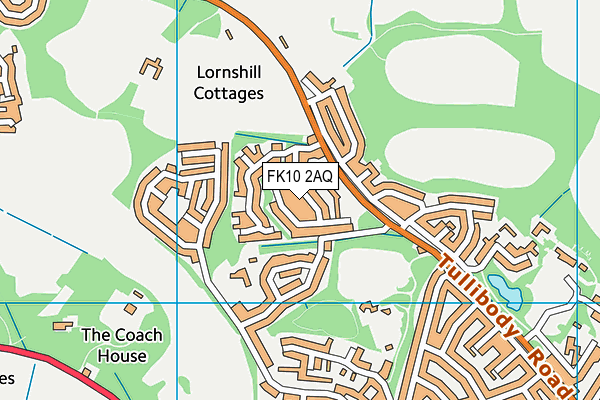 FK10 2AQ map - OS VectorMap District (Ordnance Survey) FK10 2AQ map - OS VectorMap District (Ordnance Survey)