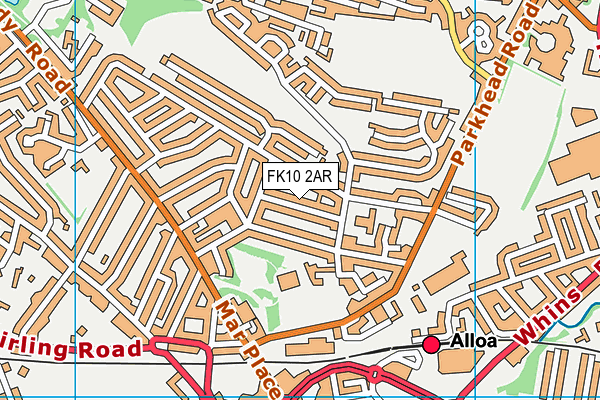FK10 2AR map - OS VectorMap District (Ordnance Survey) FK10 2AR map - OS VectorMap District (Ordnance Survey)