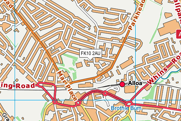 FK10 2AU map - OS VectorMap District (Ordnance Survey) FK10 2AU map - OS VectorMap District (Ordnance Survey)