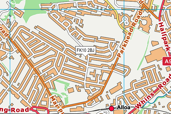FK10 2BJ map - OS VectorMap District (Ordnance Survey) FK10 2BJ map - OS VectorMap District (Ordnance Survey)