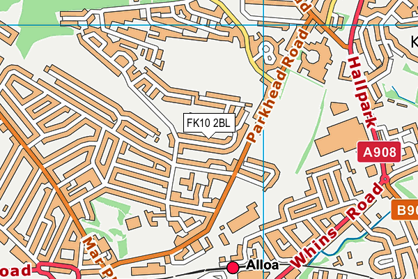 FK10 2BL map - OS VectorMap District (Ordnance Survey) FK10 2BL map - OS VectorMap District (Ordnance Survey)