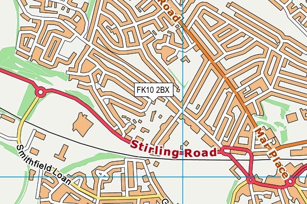 FK10 2BX map - OS VectorMap District (Ordnance Survey) FK10 2BX map - OS VectorMap District (Ordnance Survey)
