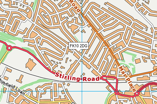 FK10 2DG map - OS VectorMap District (Ordnance Survey) FK10 2DG map - OS VectorMap District (Ordnance Survey)