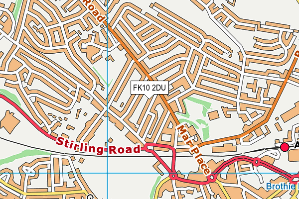FK10 2DU map - OS VectorMap District (Ordnance Survey) FK10 2DU map - OS VectorMap District (Ordnance Survey)