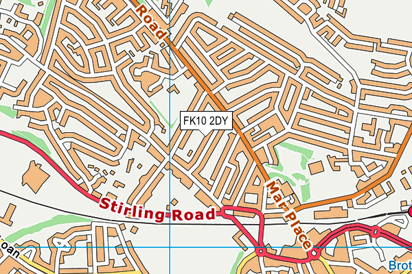 FK10 2DY map - OS VectorMap District (Ordnance Survey) FK10 2DY map - OS VectorMap District (Ordnance Survey)