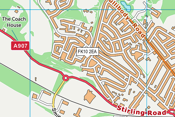FK10 2EA map - OS VectorMap District (Ordnance Survey) FK10 2EA map - OS VectorMap District (Ordnance Survey)