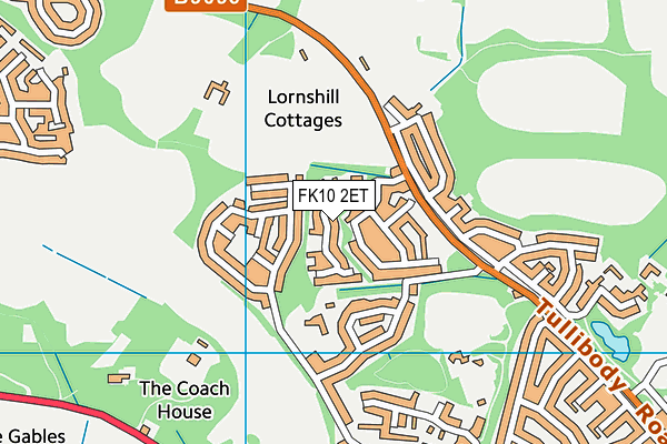 FK10 2ET map - OS VectorMap District (Ordnance Survey) FK10 2ET map - OS VectorMap District (Ordnance Survey)