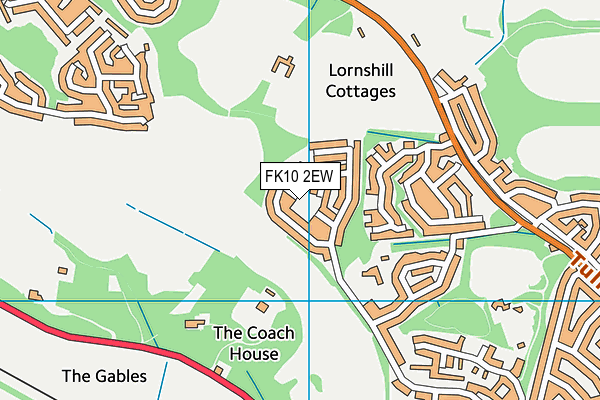 FK10 2EW map - OS VectorMap District (Ordnance Survey) FK10 2EW map - OS VectorMap District (Ordnance Survey)