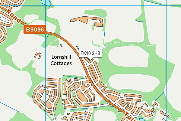 FK10 2HB map - OS VectorMap District (Ordnance Survey) FK10 2HB map - OS VectorMap District (Ordnance Survey)