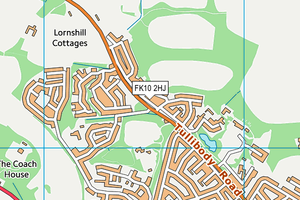 FK10 2HJ map - OS VectorMap District (Ordnance Survey) FK10 2HJ map - OS VectorMap District (Ordnance Survey)