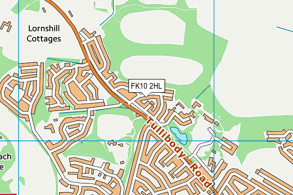 FK10 2HL map - OS VectorMap District (Ordnance Survey) FK10 2HL map - OS VectorMap District (Ordnance Survey)