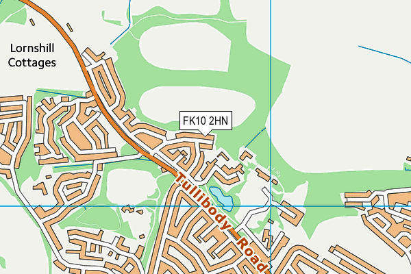 FK10 2HN map - OS VectorMap District (Ordnance Survey) FK10 2HN map - OS VectorMap District (Ordnance Survey)