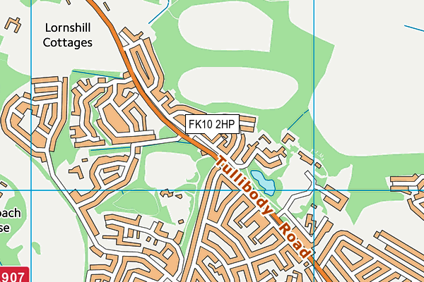 FK10 2HP map - OS VectorMap District (Ordnance Survey) FK10 2HP map - OS VectorMap District (Ordnance Survey)