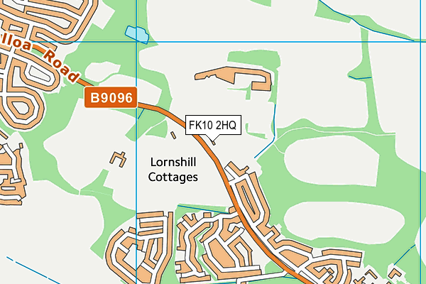 FK10 2HQ map - OS VectorMap District (Ordnance Survey) FK10 2HQ map - OS VectorMap District (Ordnance Survey)
