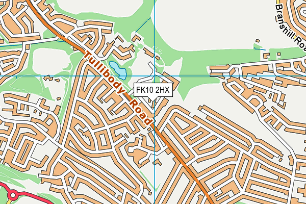 FK10 2HX map - OS VectorMap District (Ordnance Survey) FK10 2HX map - OS VectorMap District (Ordnance Survey)