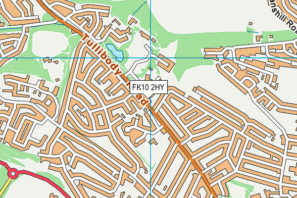 FK10 2HY map - OS VectorMap District (Ordnance Survey) FK10 2HY map - OS VectorMap District (Ordnance Survey)