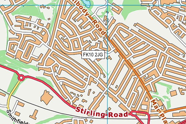 FK10 2JG map - OS VectorMap District (Ordnance Survey) FK10 2JG map - OS VectorMap District (Ordnance Survey)