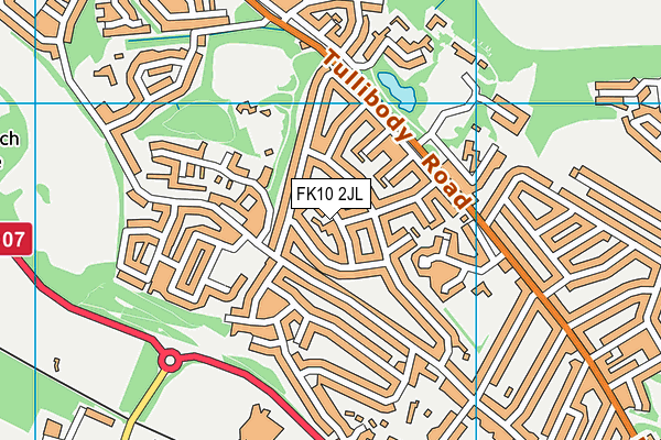 FK10 2JL map - OS VectorMap District (Ordnance Survey) FK10 2JL map - OS VectorMap District (Ordnance Survey)