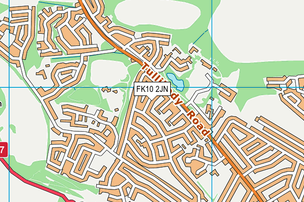FK10 2JN map - OS VectorMap District (Ordnance Survey) FK10 2JN map - OS VectorMap District (Ordnance Survey)