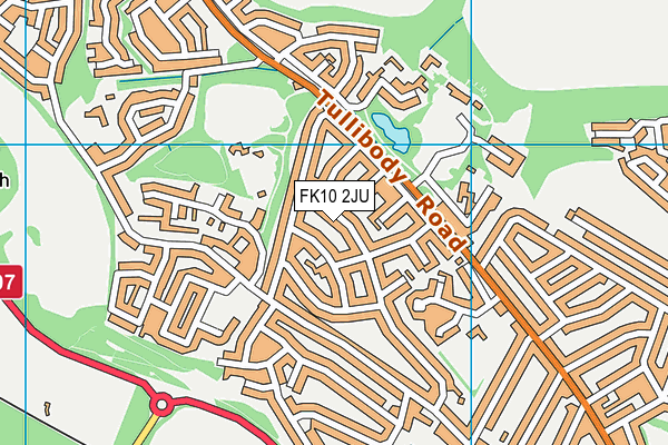 FK10 2JU map - OS VectorMap District (Ordnance Survey) FK10 2JU map - OS VectorMap District (Ordnance Survey)