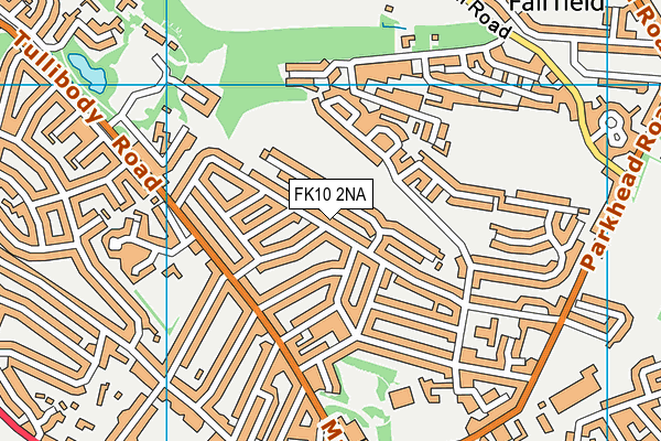 FK10 2NA map - OS VectorMap District (Ordnance Survey) FK10 2NA map - OS VectorMap District (Ordnance Survey)