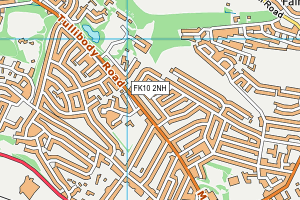 FK10 2NH map - OS VectorMap District (Ordnance Survey) FK10 2NH map - OS VectorMap District (Ordnance Survey)