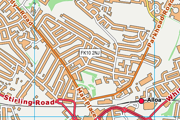 FK10 2NJ map - OS VectorMap District (Ordnance Survey) FK10 2NJ map - OS VectorMap District (Ordnance Survey)