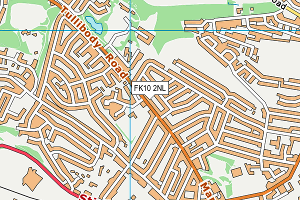 FK10 2NL map - OS VectorMap District (Ordnance Survey) FK10 2NL map - OS VectorMap District (Ordnance Survey)