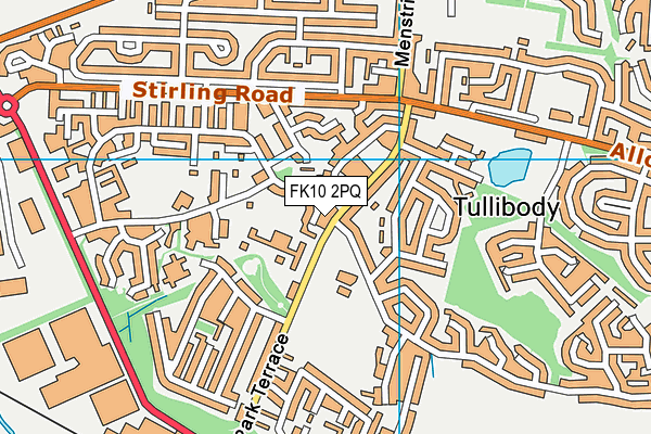 FK10 2PQ map - OS VectorMap District (Ordnance Survey) FK10 2PQ map - OS VectorMap District (Ordnance Survey)